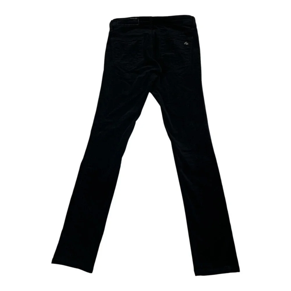 Rag‎ & Bone Skinny Jeans Womens 24 Black Stretch Designer Denim Slim Fit